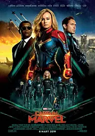 Captain Marvel 3D Film Posteri